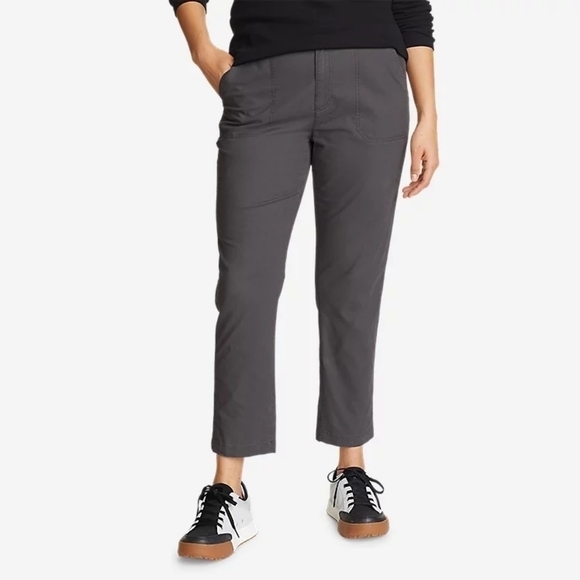 Eddie Bauer Ripstop Adventure Ankle Pants. 14P Carbon - Picture 2 of 14